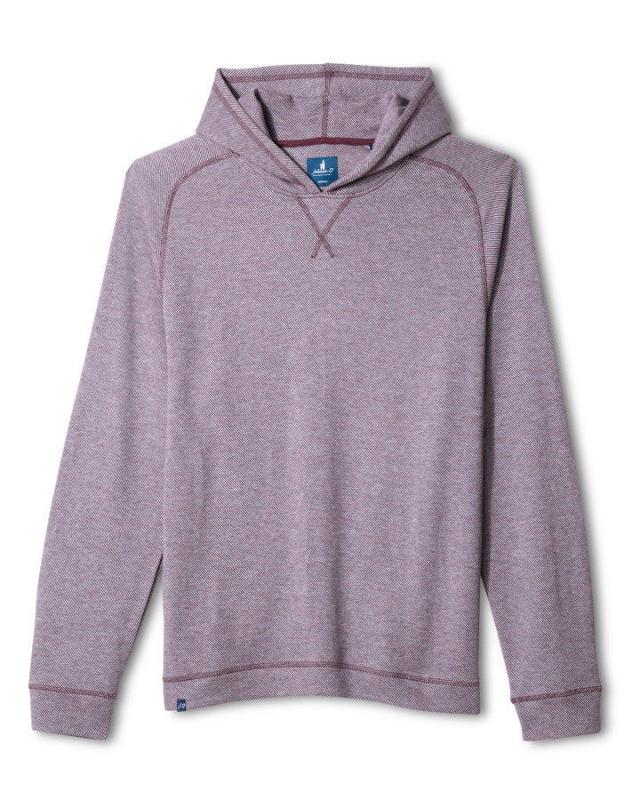 Cotton Blend Hoodie - Maroon 3