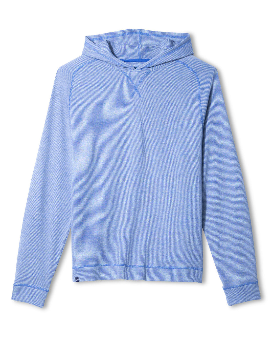 Cotton Blend Hoodie - Palisades Blue