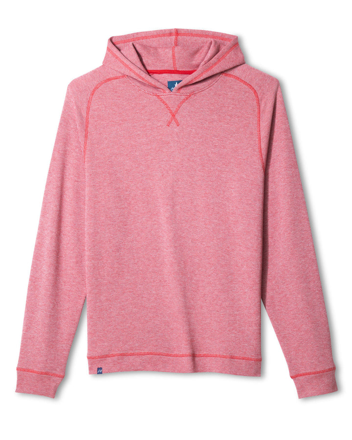Cotton Blend Hoodie - Red 1