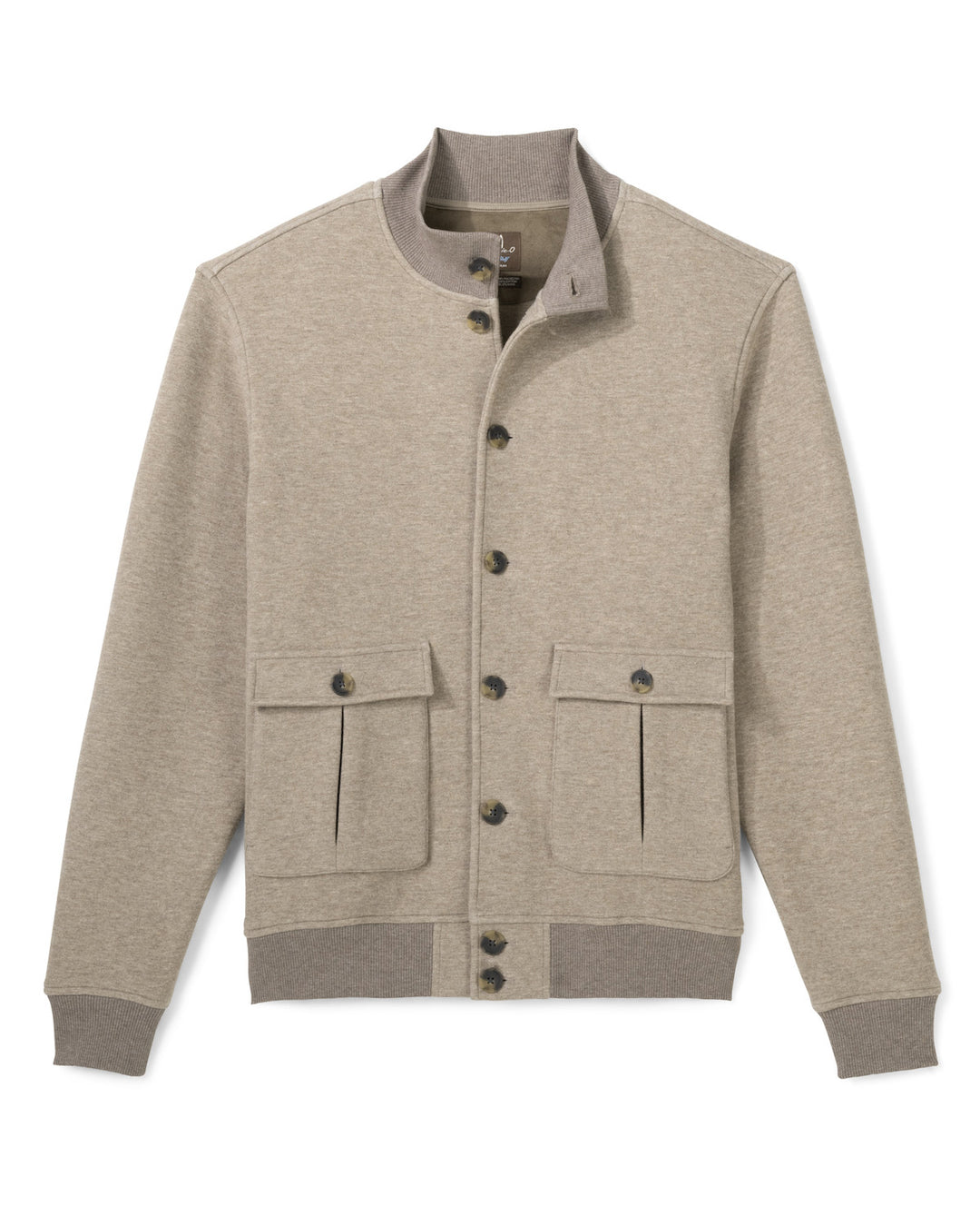 Stretch Knit Bomber - Maple