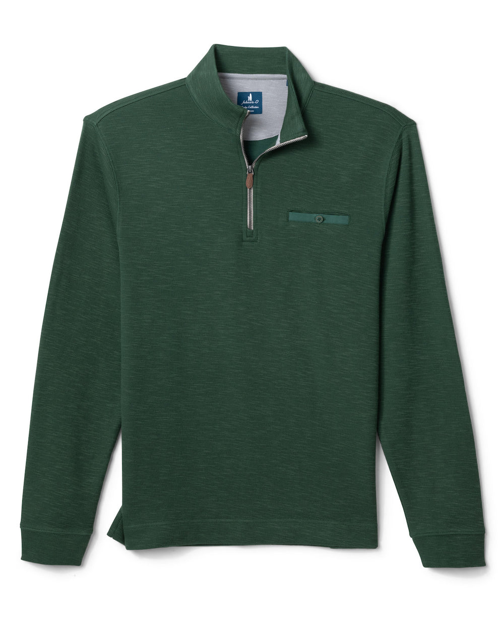 Flame Stitch Zip - Evergreen