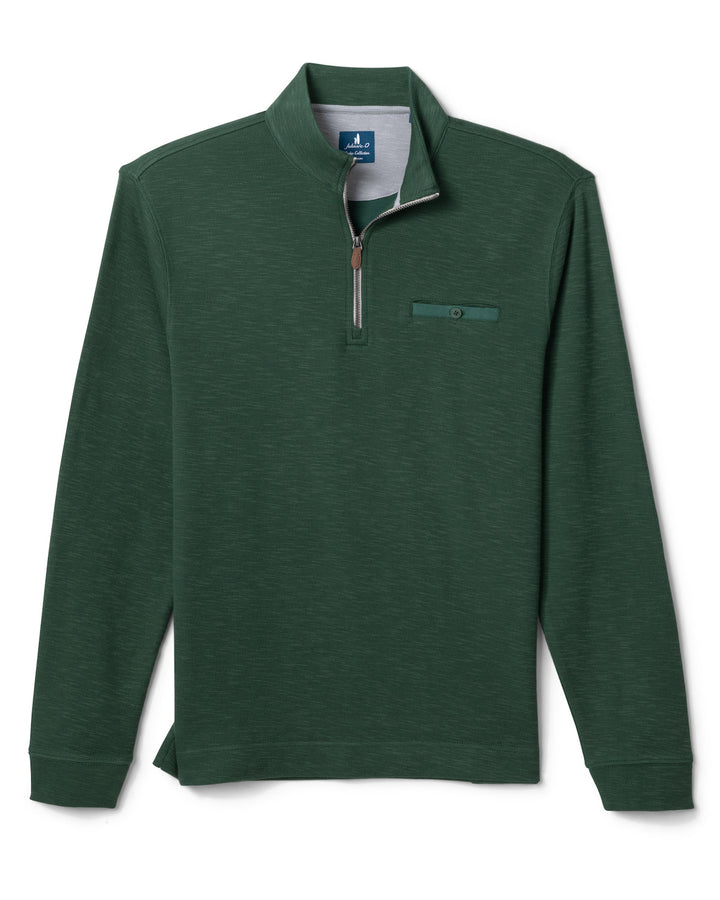 Flame Stitch Zip - Evergreen