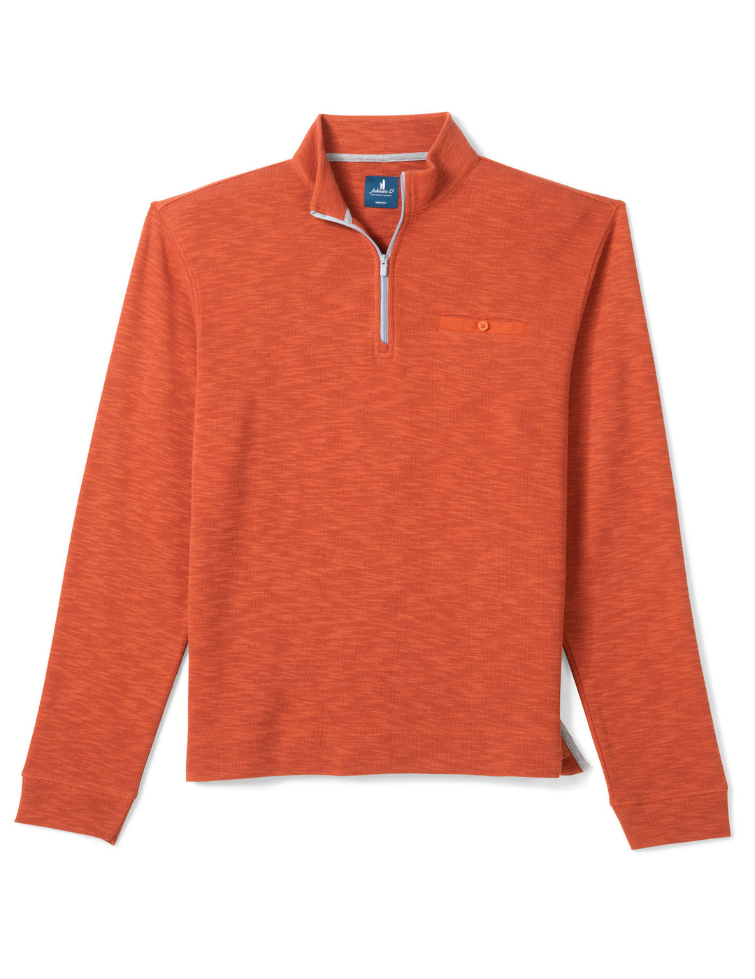 Flame Stitch Zip - Tangerine