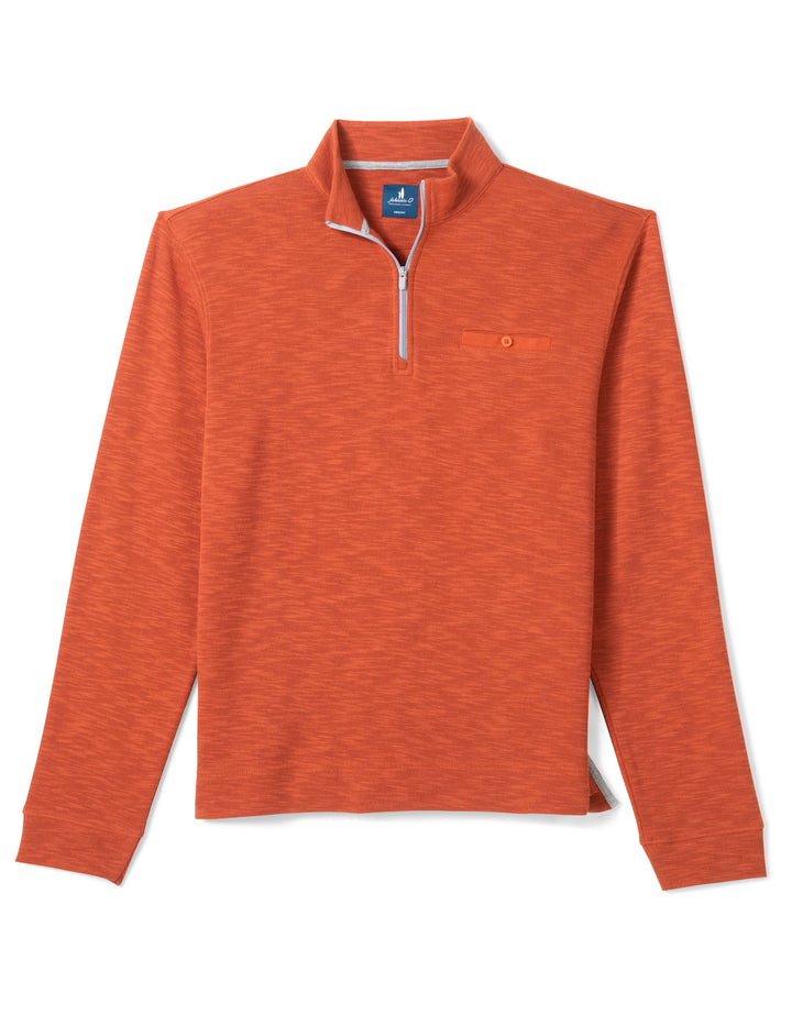 Flame Stitch Zip - Tangerine