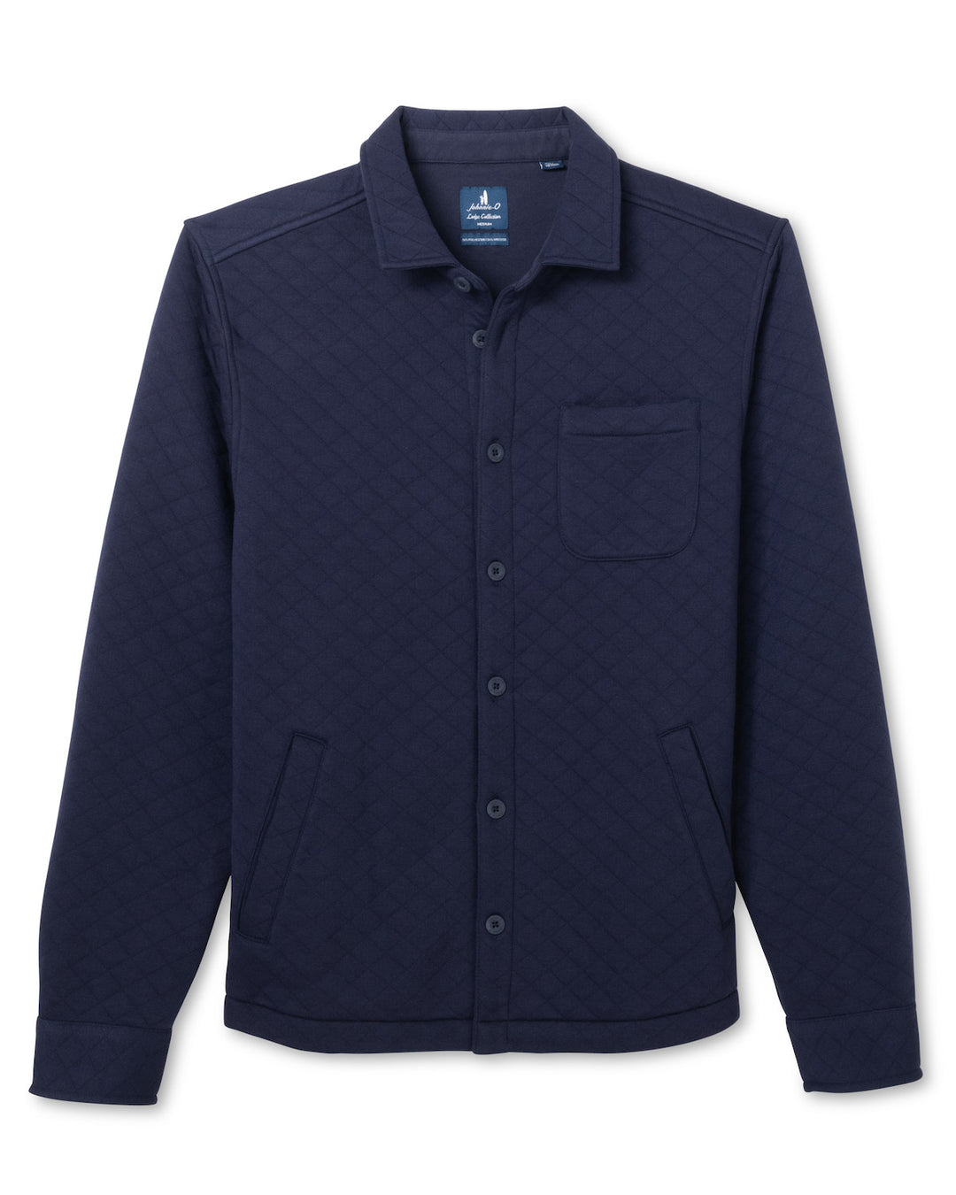 Stowe Quilt Shacket - Navy