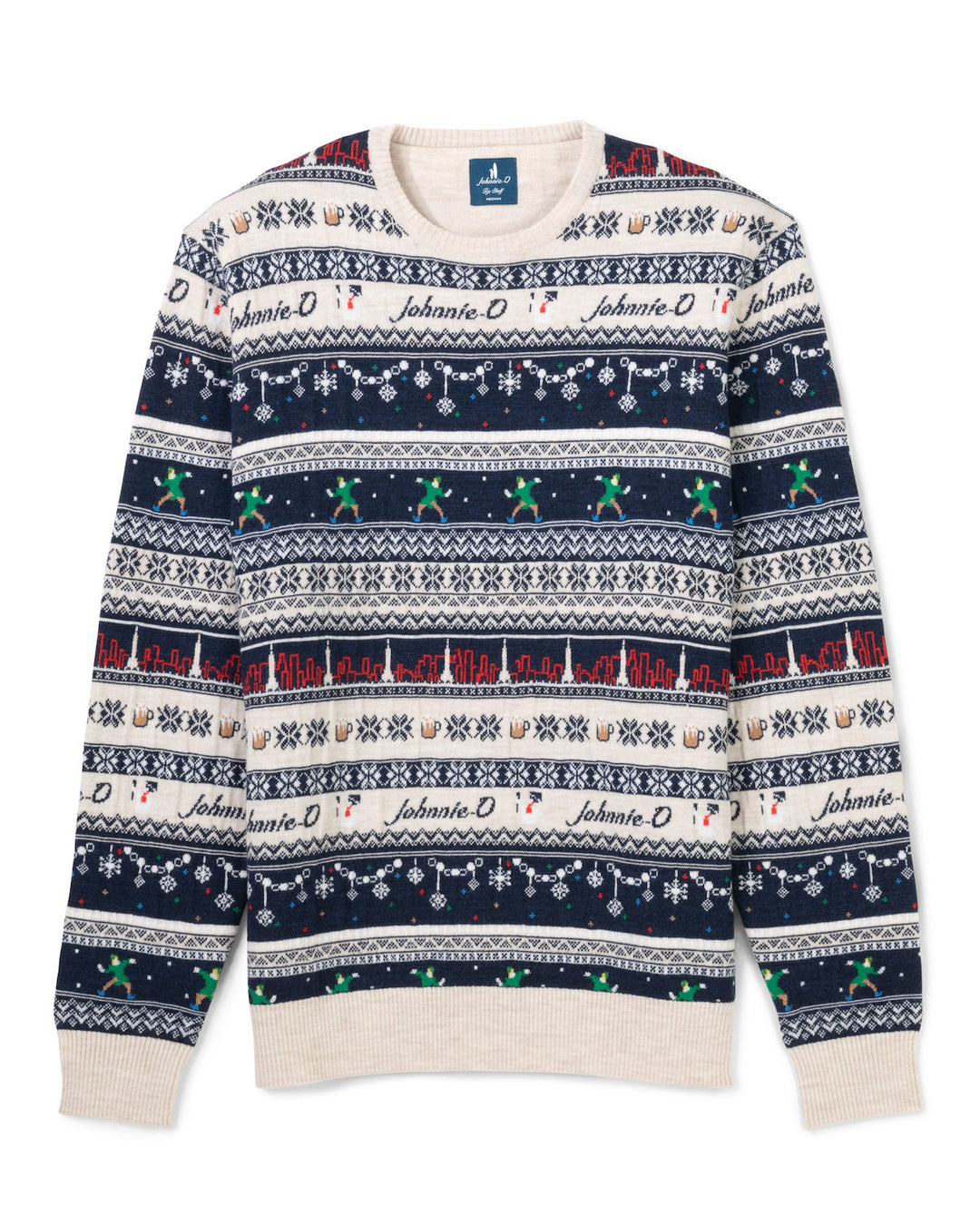 Merino Holiday Crew - Cream