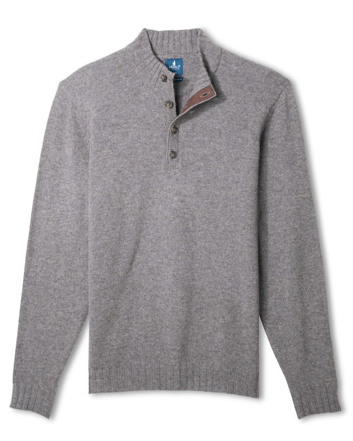 Merino Yak Henley - Charcoal