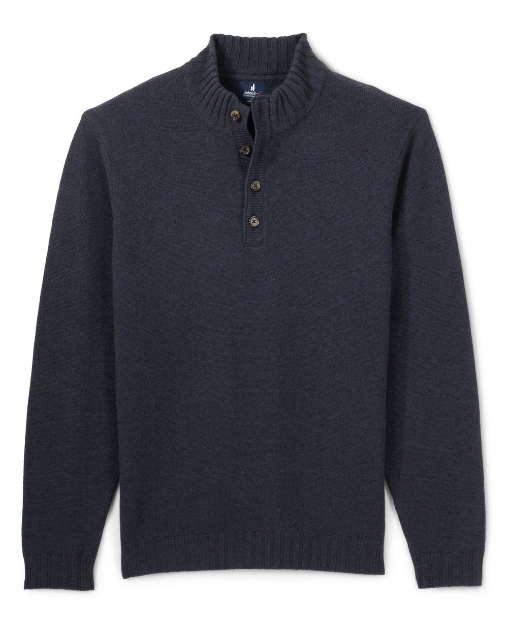 Merino Yak Henley - Navy