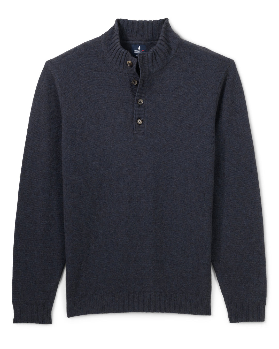 Merino Yak Henley - Navy