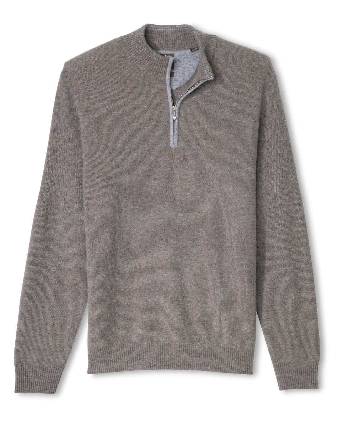 Cashmere Quarter Zip - Almond