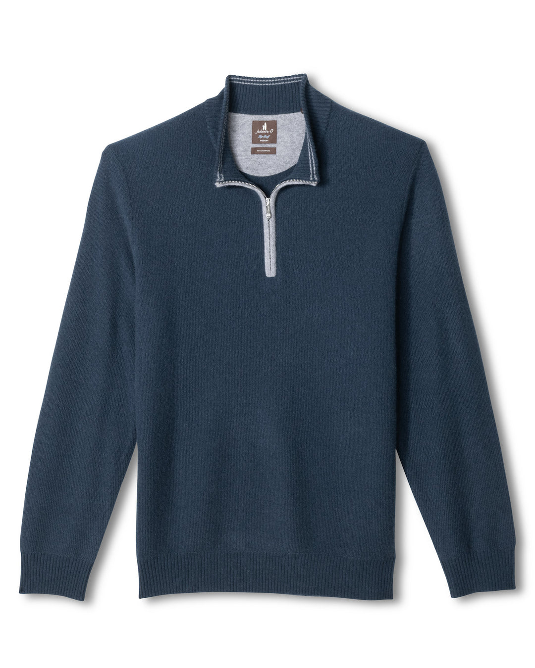 Cashmere Quarter Zip - Navy
