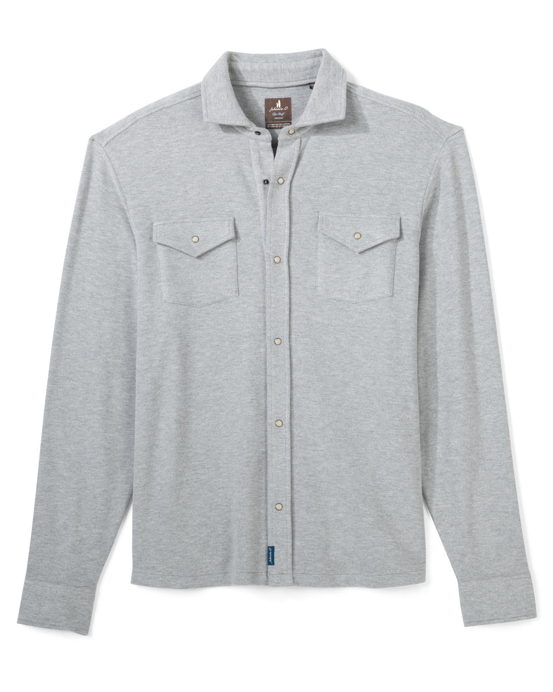 York Snap Overshirt - Heather Gray