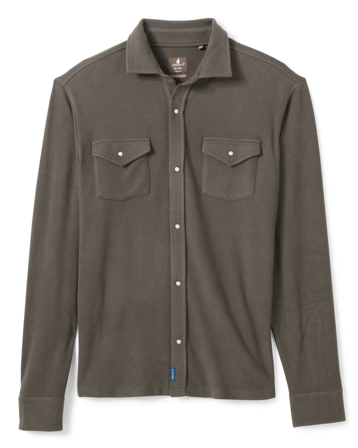 York Snap Overshirt - Mocha