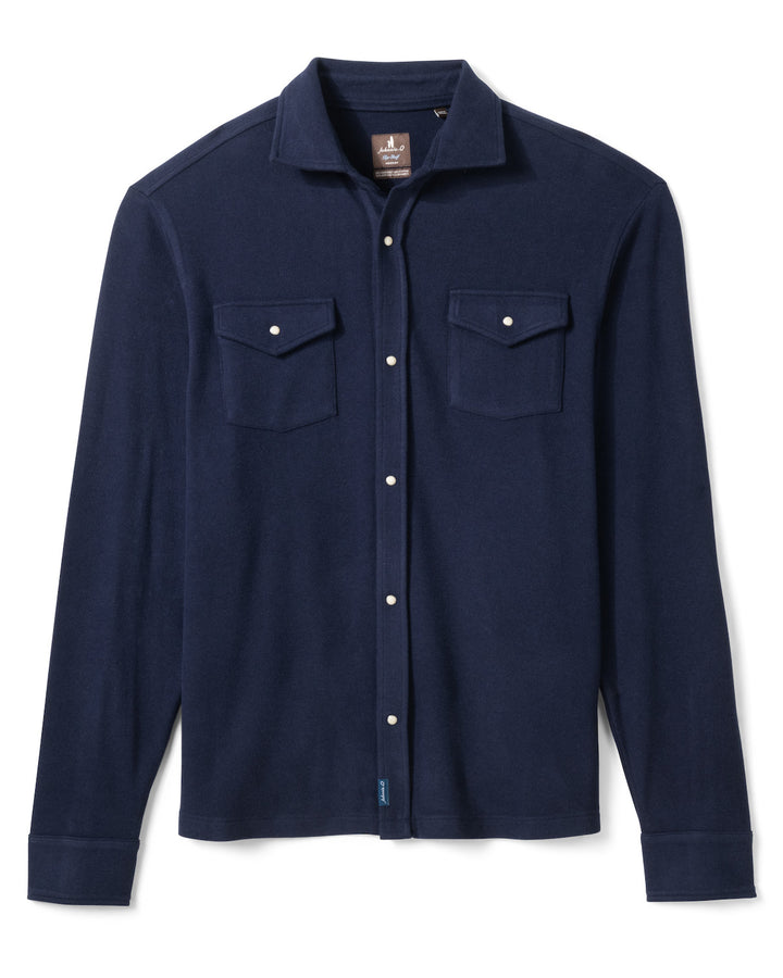 York Snap Overshirt - Navy