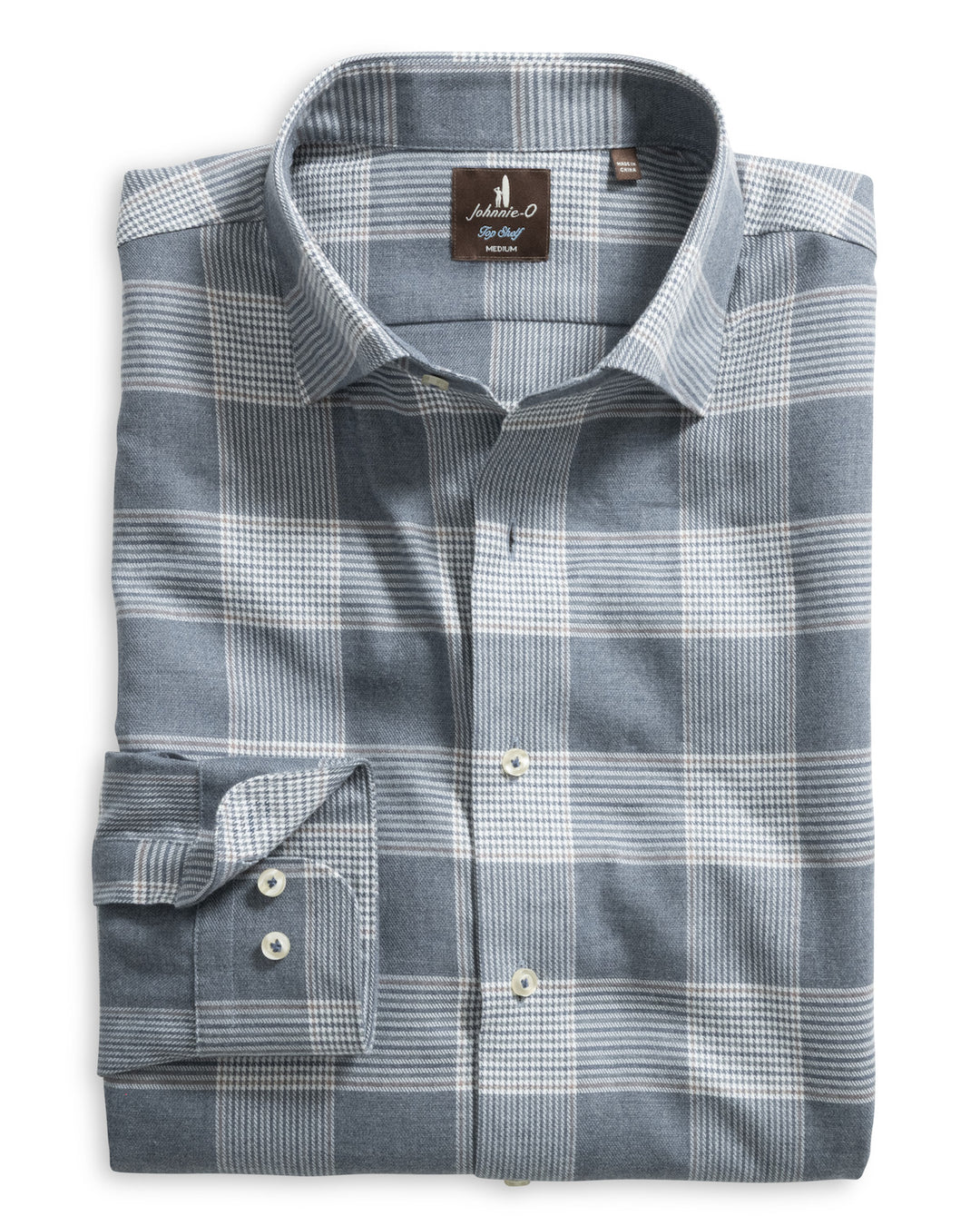 Herringbone Plaid - Dusty Blue