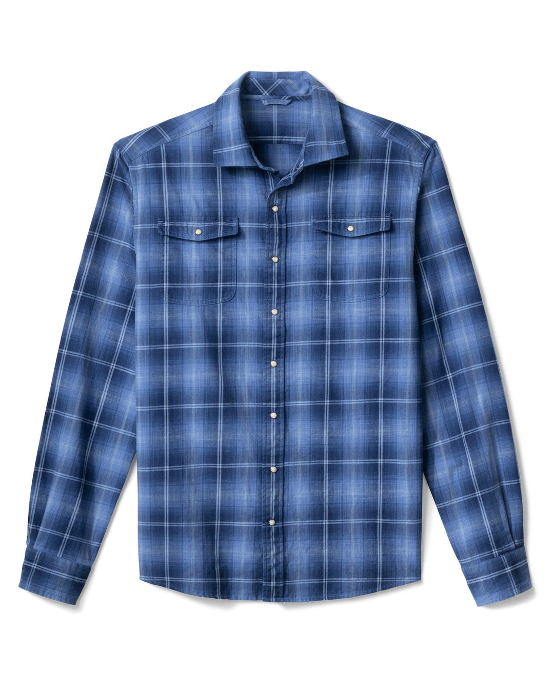 Snap Indigo Plaid - Lake