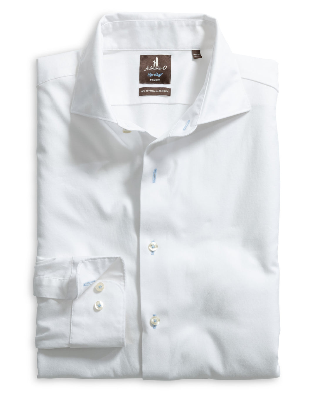 Stretch Twill Solid - White
