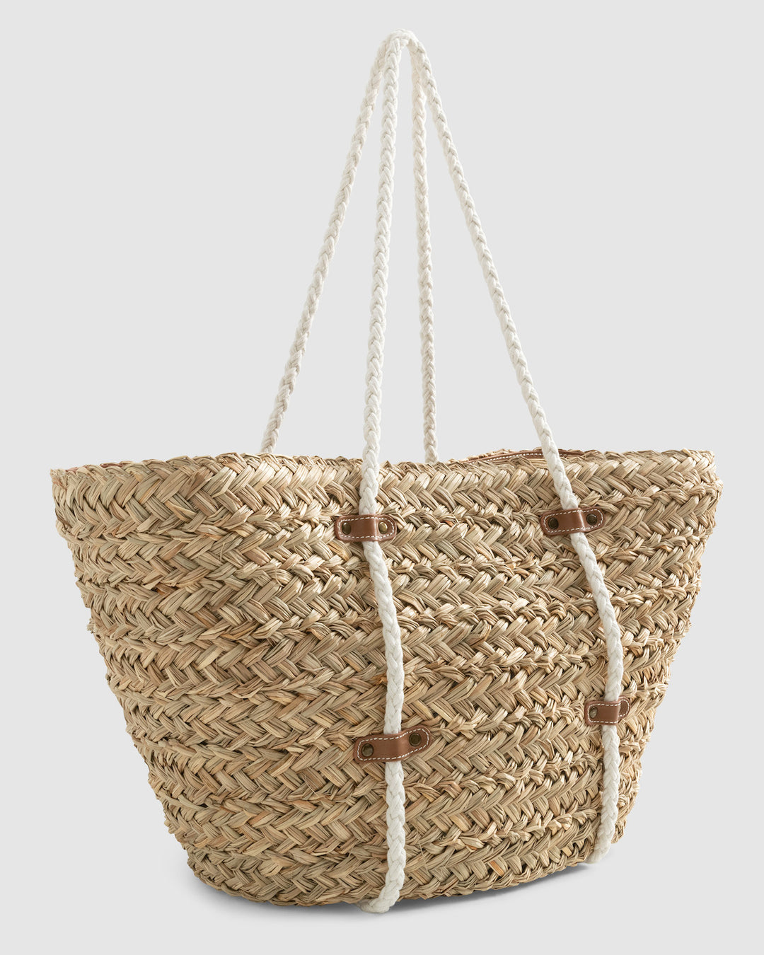 Woven Sea Grass Tote - Natural
