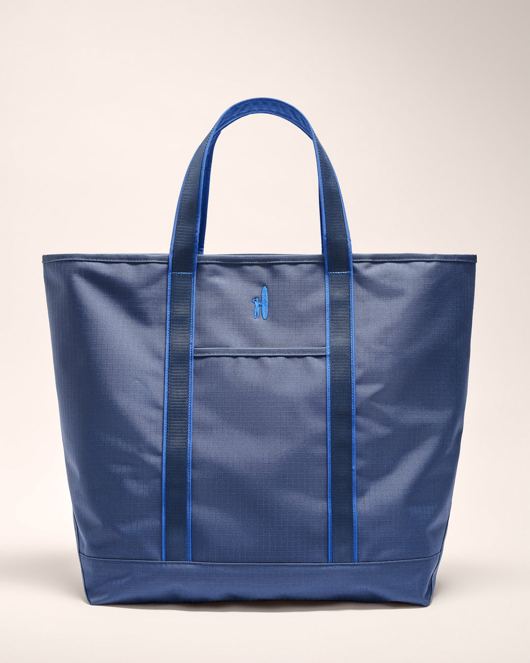 Lined Beach Tote - Navy