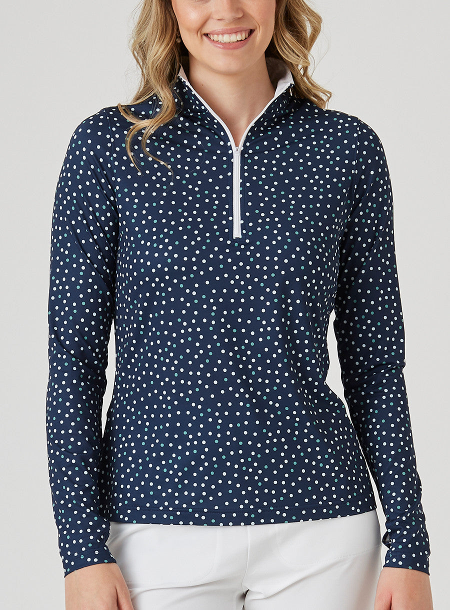 Galaxy Quarter Zip - New Indigo