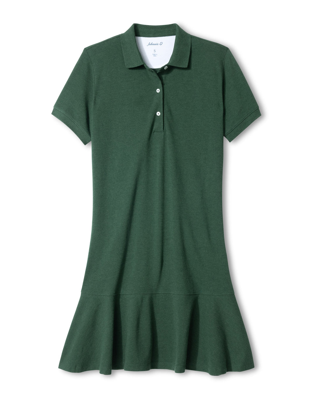 Janie Pique Dress - Green 1