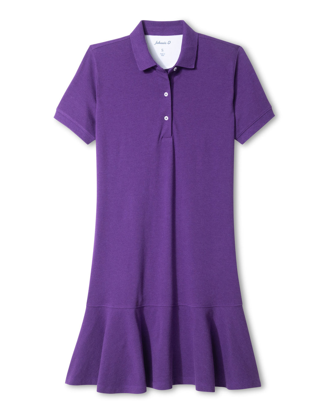 Janie Pique Dress - Purple 1