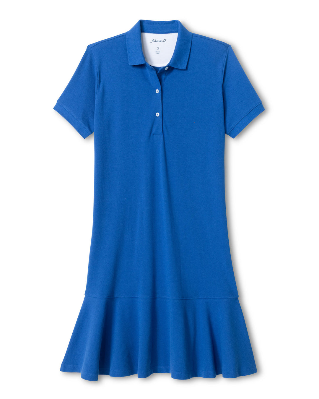 Janie Pique Dress - Royal 2