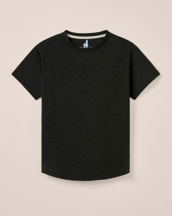 Course Tee - Heather Black
