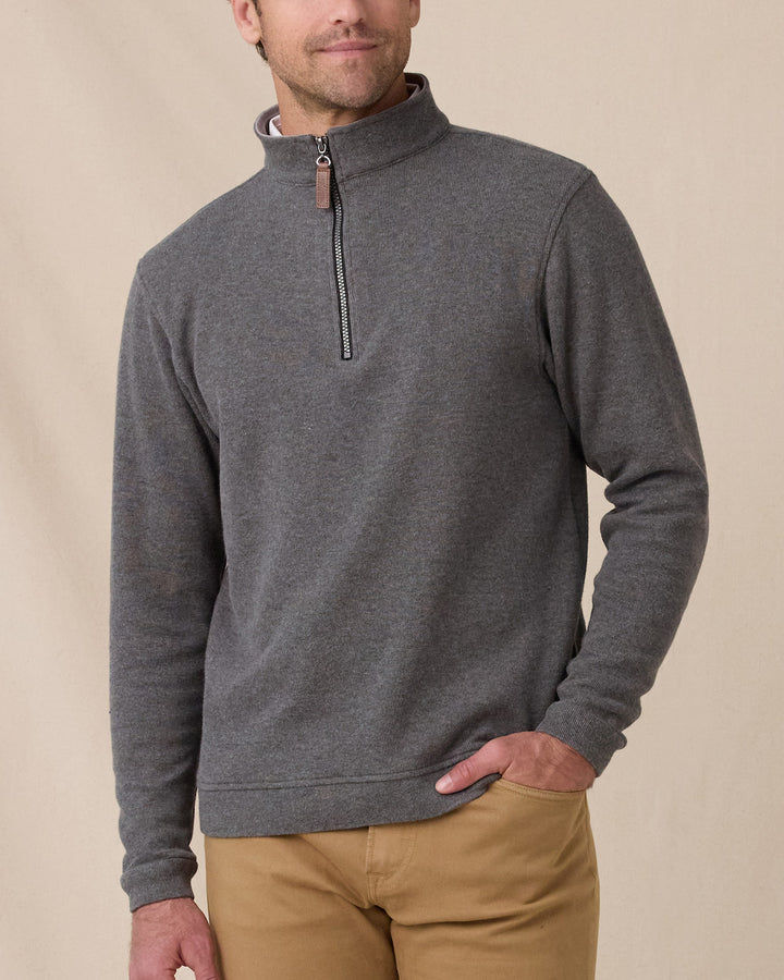 Montecito Quarter Zip - Charcoal