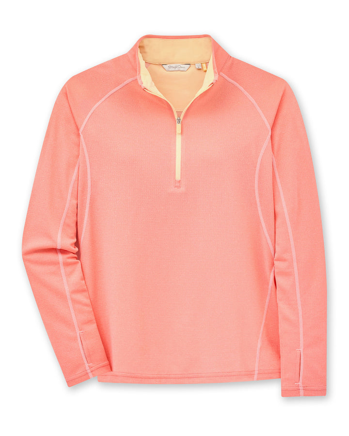 Anza Quarter Zip - Grapefruit