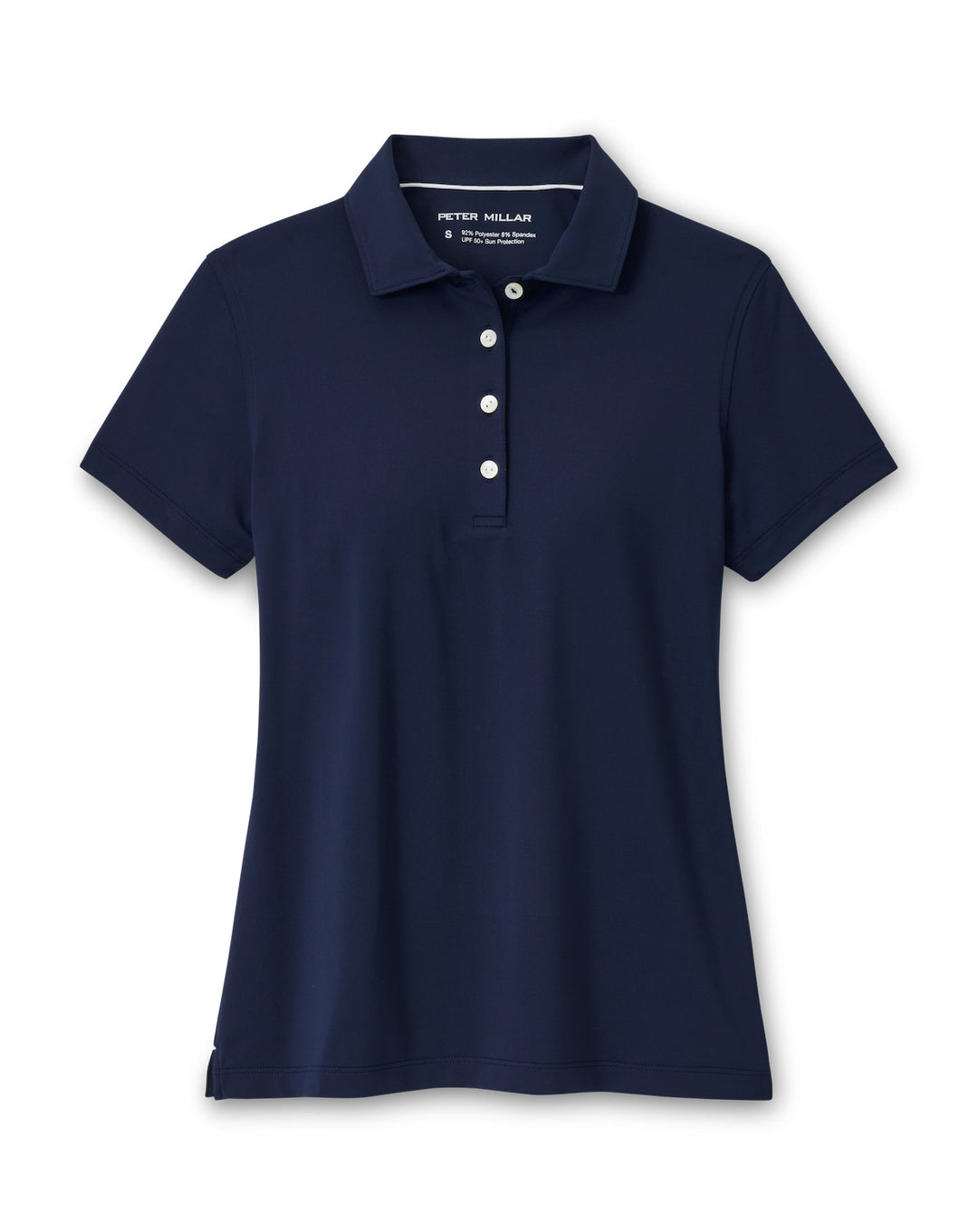 Short-Sleeve Button Polo - Navy