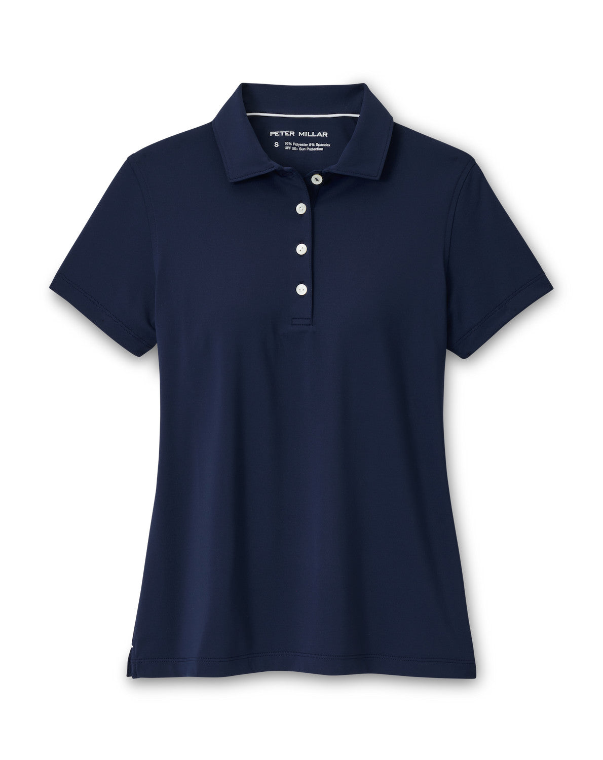 Short-Sleeve Button Polo - Navy