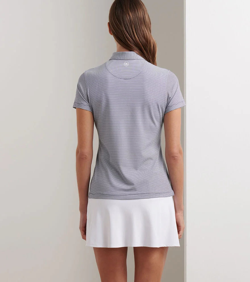 Jubilee Short-Sleeve Button Polo - Navy