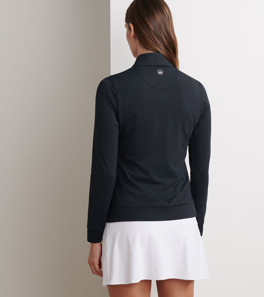 Perth Essential Performance Quarter-zip - Black