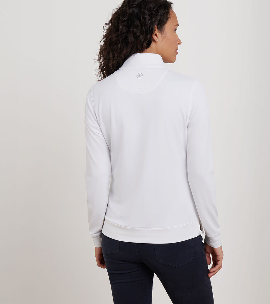 Perth Essential Performance Quarter-zip - White