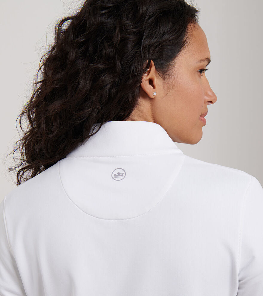 Perth Essential Performance Quarter-zip - White