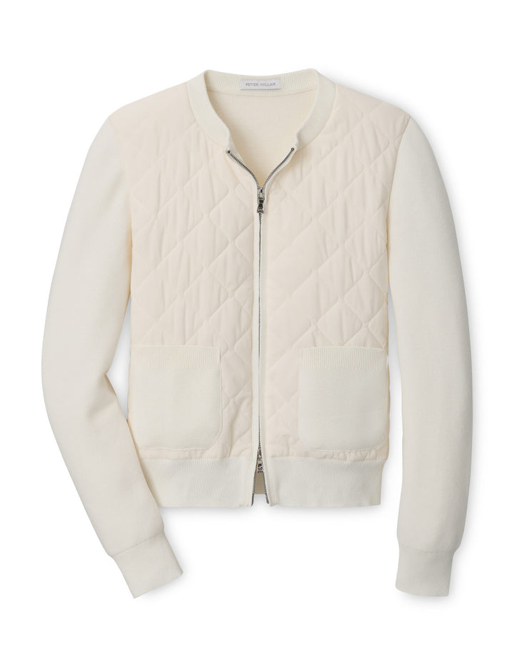 Coolspun Lite Cotton Hybrid Cardigan - Soft White
