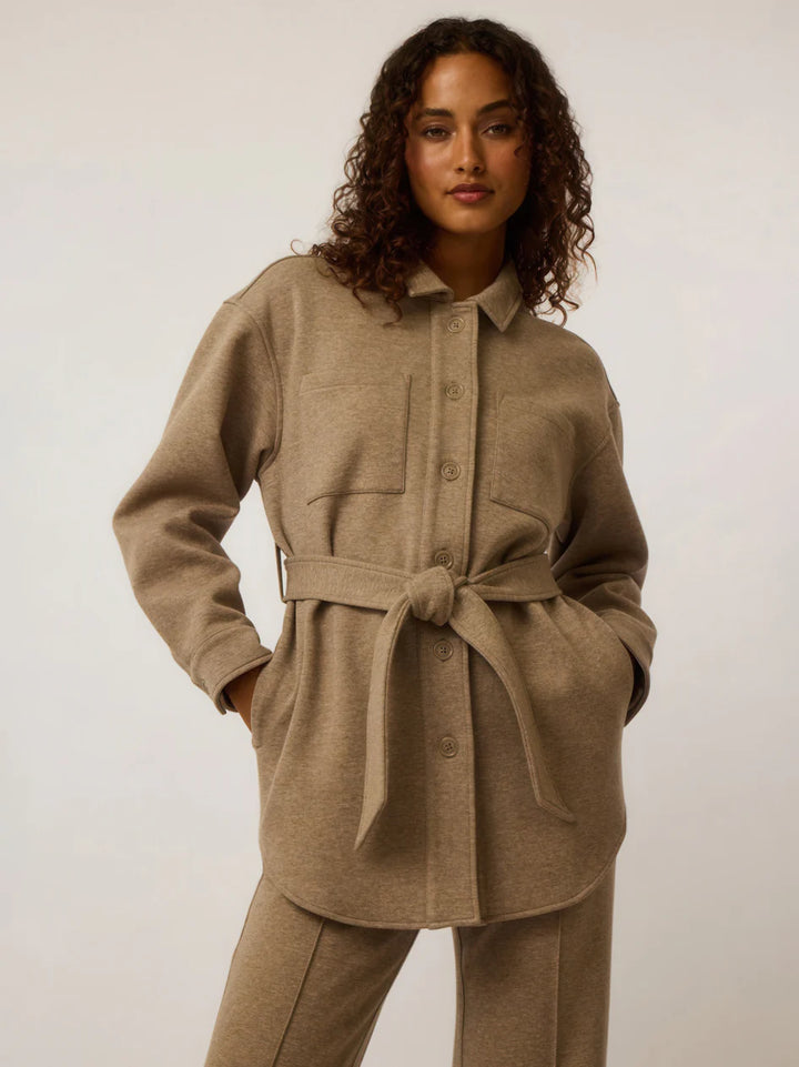 Ojai Shacket - Clay Heather