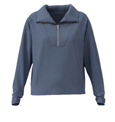 Wren Quarter Zip - Vintage Indigo