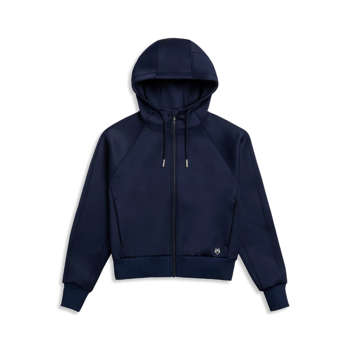 Kristina Full Zip Hoodie - Maltese Blue