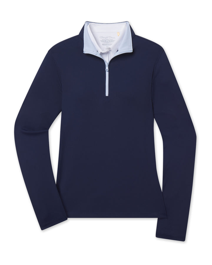 Skyler Quarter Zip - New Indigo
