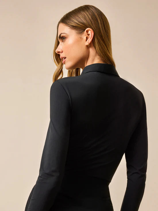 Scarlett Long Sleeve Polo - Shepherd