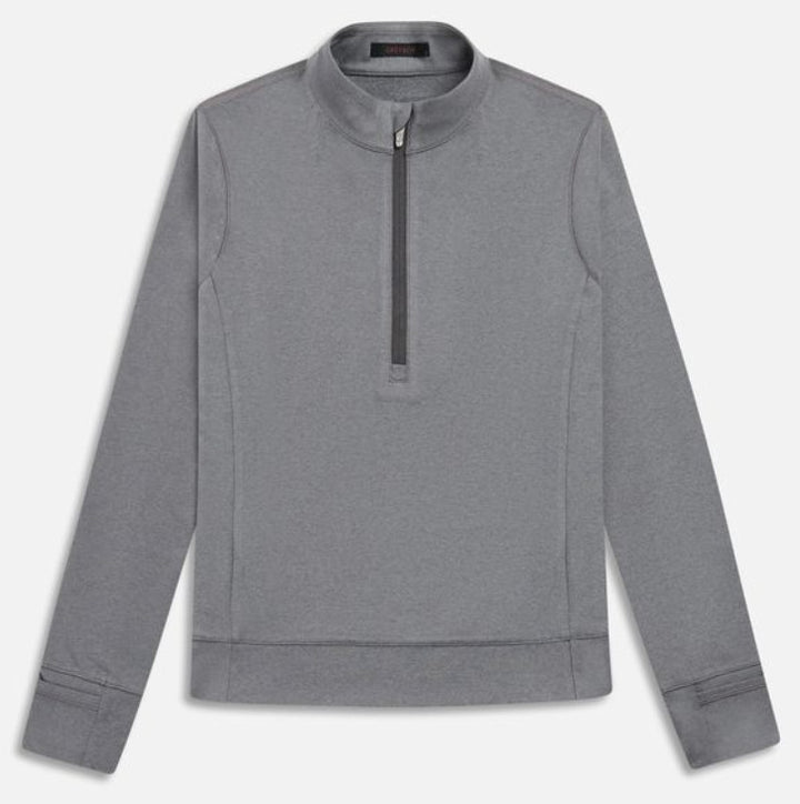 Rhinebeck 1/4 Zip - Smoke Heather