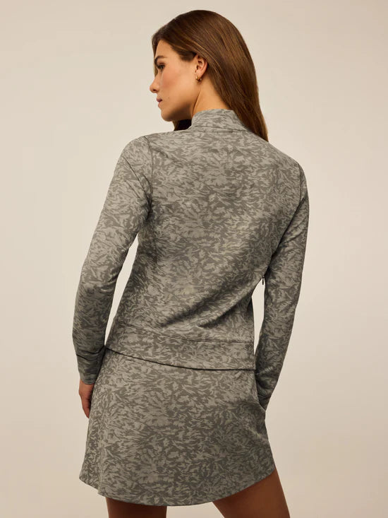 Midas Wolf Jacquard Halley II Quarter Zip - Clay Multi