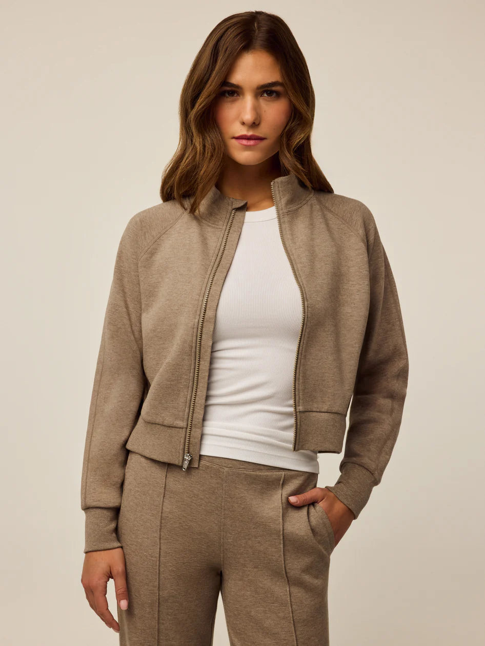 Ojai Full Zip - Clay Heather
