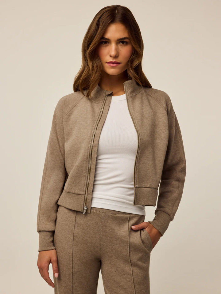 Ojai Full Zip - Clay Heather