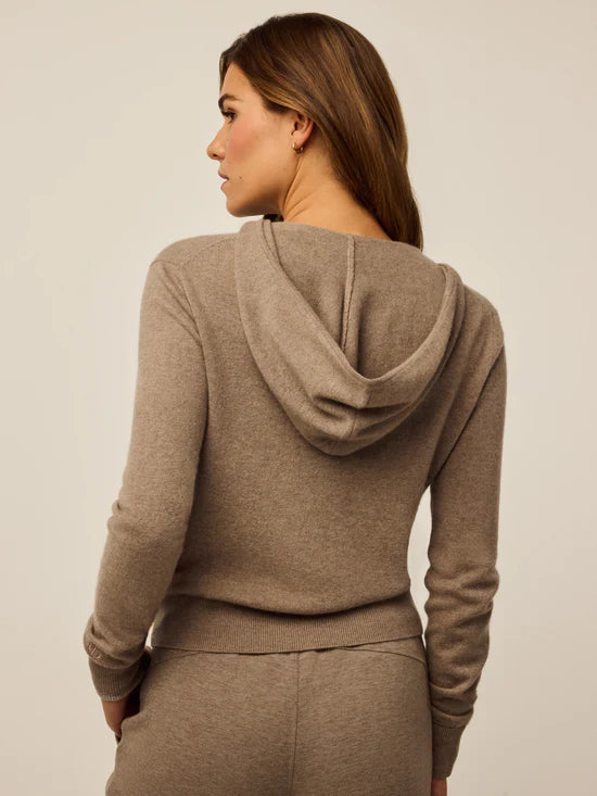 Full Zip Koko Hoodie - Clay Heather