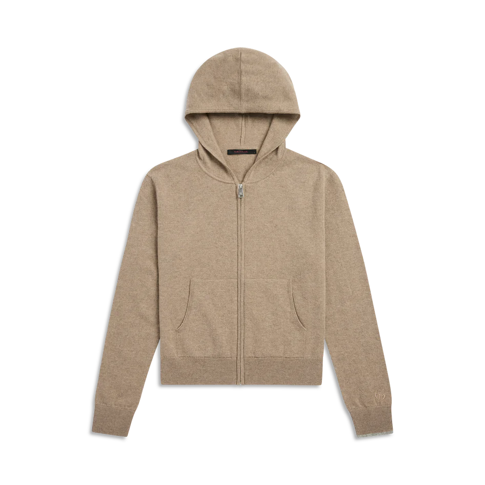 Full Zip Koko Hoodie - Clay Heather