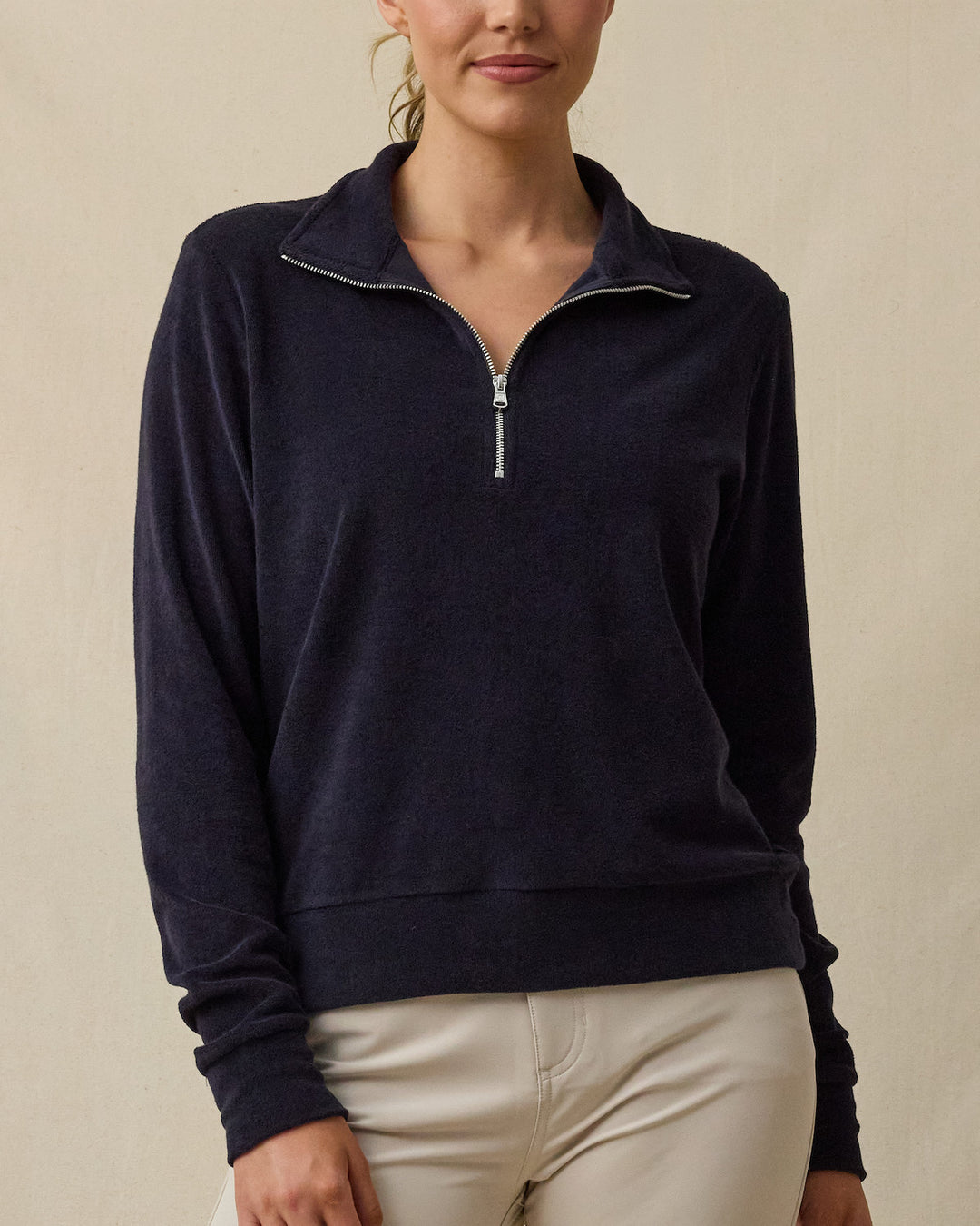 Collette Quarter Zip - New Indigo