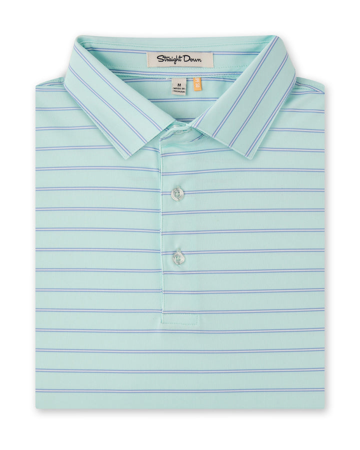 Quintero Stripe Polo - Mint Tea